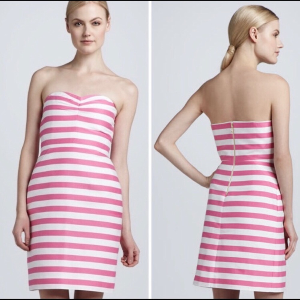 Kate Spade New York Betsy Striped Strapless Dress